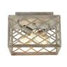 7944hdc Home Decorators Collection Wallace Manor Gilded Pewter Flush 785247210923