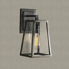 799355977227 Vintage Industrial Wall Light Sconce Glass Lantern Shade