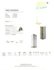 8152082u Slv Sconce 5 Contemporary Wall Silver Gray Indoor Up- Theo