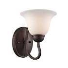 8160-1 Trans Globe Lighting Glasswood Single Light Tall Wall 736916658263
