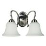 8161 Bn Trans Globe Lighting Glasswood Two Light Wall 736916601665