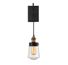 9-2065-1-51 822920256066 Savoy House Macauley Vintage Black With Warm Brass