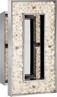 83433 Elan Crushed Ice Chrome Led Wall Sconce