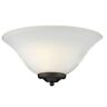 8355 Blk Golden Lighting Maddox Opal Glass Black Wall 844375069121