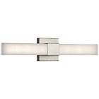 8879130 83737 Elan Neltev Satin Nickel Wide Led Bath Light 887913837370