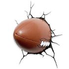 84005 Football Nightlight Deco Lamp Wall Art Sports Kids 816733001159