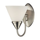 84055-1 Elk Lighting Alpine Satin Nickel One Light Bath 748119037981