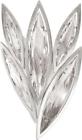 849050-12st Euroluxhome Sconce Marquise Facing Platinized Silver Leaf Faceted 616524422947