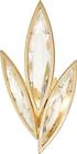 849250-22st Euroluxhome Sconce Marquise Facing Florentine Brushed Gold Leaf 616524423074