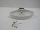 8503 Wh Holtkoetter Voila Collection Large Halogen Wall Sconce White Glass