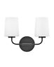 853452bk Hinkley Lighting Kline Light Bath Vanity Black Finish 640665853438