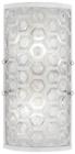 865250-22st Euroluxhome Sconce Hexagons Indoor Outdoor Silver Clear Metal 616524423470 865250-22st Euroluxhome Sconce Hexagons Indoor Outdoor Silver Clear Metal 616524423470