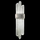 882250-1st Euroluxhome Sconce Lior Silver Leaf Glass Metal New 616524427775