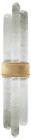 882350-21st Euroluxhome Sconce Lior Gold Leaf Metal Glass New 616524428345