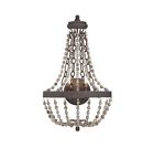 9-7407-2-39 Sconce Savoy Wall House Stone Fossil Lighting