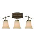 9114-ba3 Lighting --509 Light Sand 3 Golden Ridged Vanity St 9114-ba3 Lighting --509 Light Sand 3 Golden Ridged Vanity St