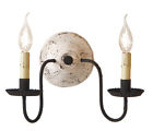 9127tvwh Irvins Country Tinware Ashford Wall Sconce In Vintage 813007022902