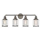 91304-scb 91304 Designers Fountain Anson Bath Vanity Light With Glass 046335055094