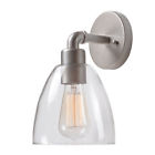 93193gm Kenroy Home Steam Fitter Galvanized Metal Wall Sconce