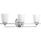 94300002015 Progress Lighting Flight Polished Chrome Bath Sconce 785247209804