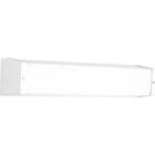 94712830eb Progress Lighting Linear Fluorescent White Bath Fixture With 785247161263