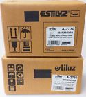 A-2730 Estiluz Pair New In Box Polished Chrome Butterfly Wall Sconce