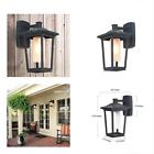 A03319 Log Barn Wall Lamps Sconces Black Patio Outdoor 708747344745