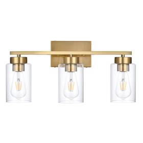Nf-22415 A1a9 3-light Bathroom Vanity Light Modern Brushed Gold 3 Gold-small