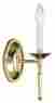 A4912 847284005655 N A Livex Lighting Williamsburg 1 Light Wall Sconce Polished Brass