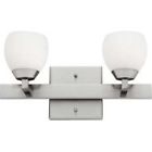 Ac5862bn Artcraft Two-light Sconce Nickel Brushed Oakland Lighting Wall