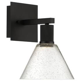 63143ledd-mbl Access Lighting 63143ledd-mbl/sdg 63143ledd/sdg Port Nine 12 Inch Tall Led Wall Sconce - Black