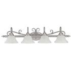 1854mn-225 Acid Finish Shades Matte Glass Vanity Lighting Nickel Washed Capital