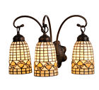 18784 Acorn 18 Lt Meyda Stained Lighting Style " Light Glass 3 Tiffany Vanity