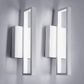 Sw3wl1-12ws60wht Aed Power Modern Rectangular Led Wall Sconce Lighting Fixture Quality Aluminum Housing