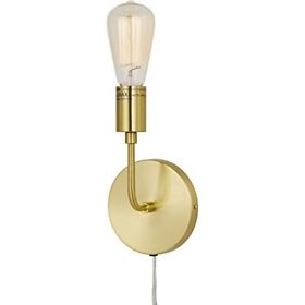 9114-1w Afelem Calla Single Wall Sconce 9inch.hx5inch.wx4 E 1-40w Edison Bulb