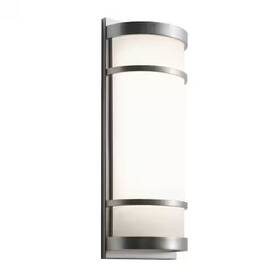 Brs071814lajudsn Afx Brio Led Sconce - Satin Nickel Finish White Acrylic Shade