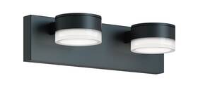 Emav1604lajudbk Afx Emav1604lajud Emma 2 Light 16 Inch W Vanity - Black