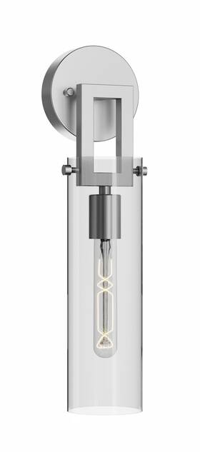 Hous0517mbsn Afx Hous0517mb Houston 17 Inch Tall Wall Sconce - Nickel
