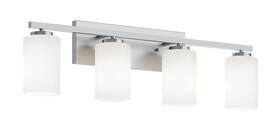 Leov3109mbsn Afx Leov3109mb Leo 4 Light 31 Inch W Vanity - Nickel
