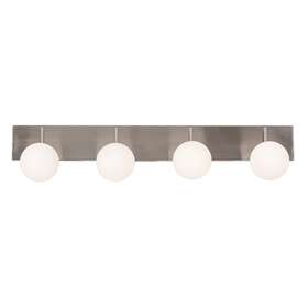 Metv3808l30d1sn Afx Metv3808l30d1 Metropolitan 4 Light 38 Inch W Led Bath Bar - Nickel