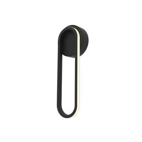 Sies0414l30d1bk Afx Sienna Transitional 1-light Black Dimmable Wall Sconce With Acrylic Shade