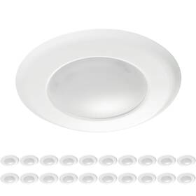 Slmf04l30d1wh Afx 20-pack Slim 4 Led Flush Mount White Ceiling Light 750 Lumens Int