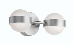 Vrnv1407lajudsn Afx Vrnv1407lajud Verona 2 Light 14 Inch W Led Vanity - Nickel