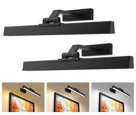 Afyuol 658370894301 Picture Lights For Wall Battery Operated Gallery Light 16in Paintings Cc