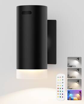 Afsws-1pc Afyuol Led Wall Sconce Wireless Battery Operated With Rechargeable