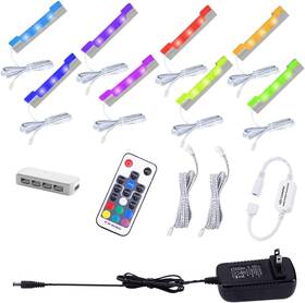 Aiboo 313046975905 Led Glass Shelf Lighting Kit For Edge Back Side Using Flexi