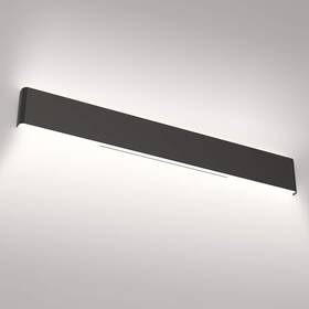 Aipsun 079747893442 43.3in/40w Modern Black Vanity Light Fixtures Led Bathroom Wall Up A