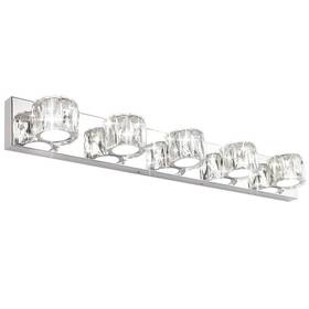 Aipsun 717049195344 5 Lights Crystal Vanity Modern Led For Bathroom V