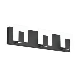 Aipsun 722794504709 3 Lights Modern Black Vanity Light Up And Down Led Fixtures B