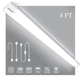 1100 Airand 759185993941 Led Ceiling Light Fixture 4ft Shop 5000k Ip66 Wate